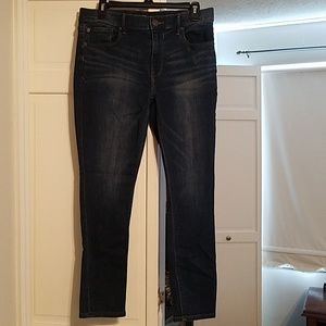 NWOT Express mid rise dark wash jeans size 10S